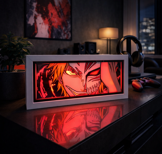Anime Series 3D Paper Cut Shadow Box LED Night Light