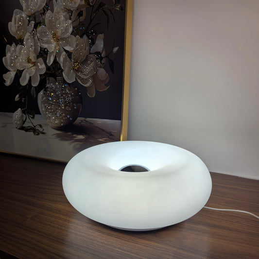 Bauhaus Donut Table Lamp – Modern USB LED Ambient Night Light for Bedroom & Living Room Decor