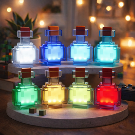 MC Game Liquid Potion Night Light – Color Changing LED Bottle Lamp