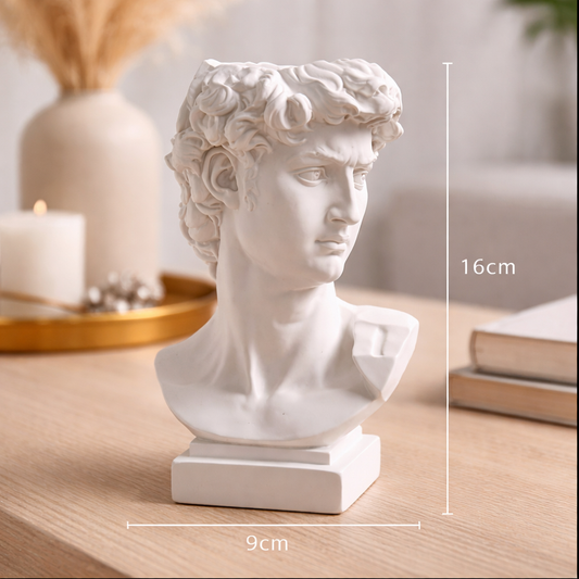 Nordic David Resin Vase – INS Style Sculpture Vase, Holder & Home Decor Ornament