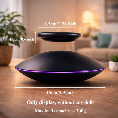 Magnetic Levitating Display Stand – Floating Rotating UFO Display