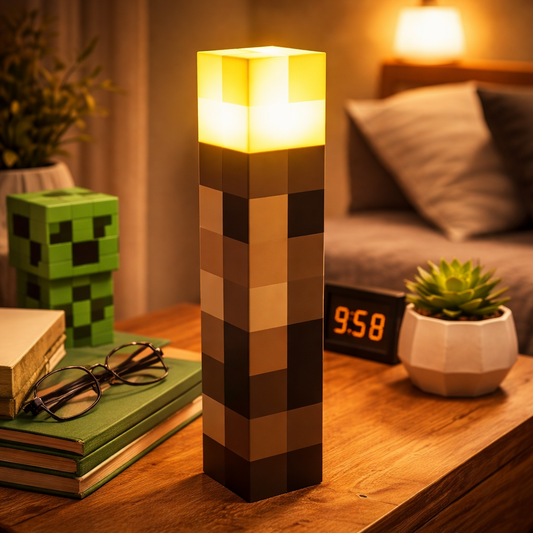 Minecraft Game Brownstone Torch LED Night Light