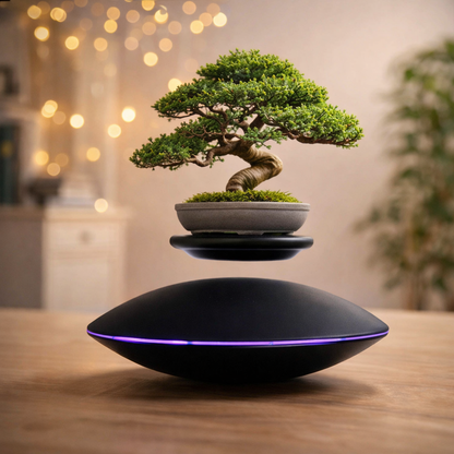 Magnetic Levitating Display Stand – Floating Rotating UFO Display