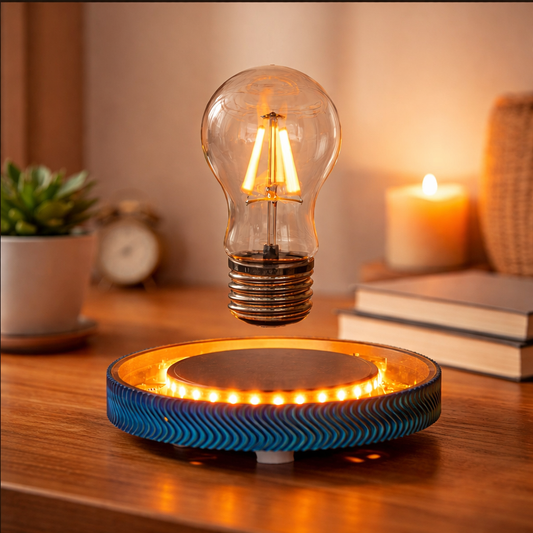 Magnetic Levitating Lamp – Floating Moon, Saturn or Light Bulb LED Table Lamp